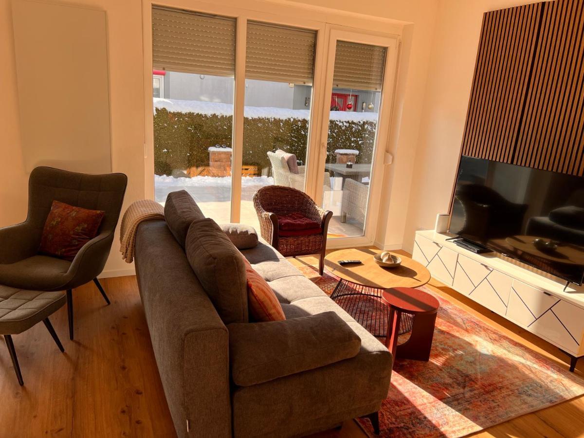 Ferienwohnung Imzaro: Erdgeschoss, 2 Schlafzimmer Plus Schlafsofa, Eigener Eingang, Grosse Terrasse Mit Garten! ชปิททาลอันแดร์เดรา ภายนอก รูปภาพ